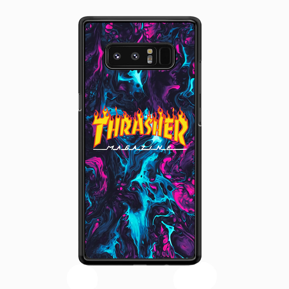 Thrasher Purple Liquid Samsung Galaxy Note 8 Case-Xtracase