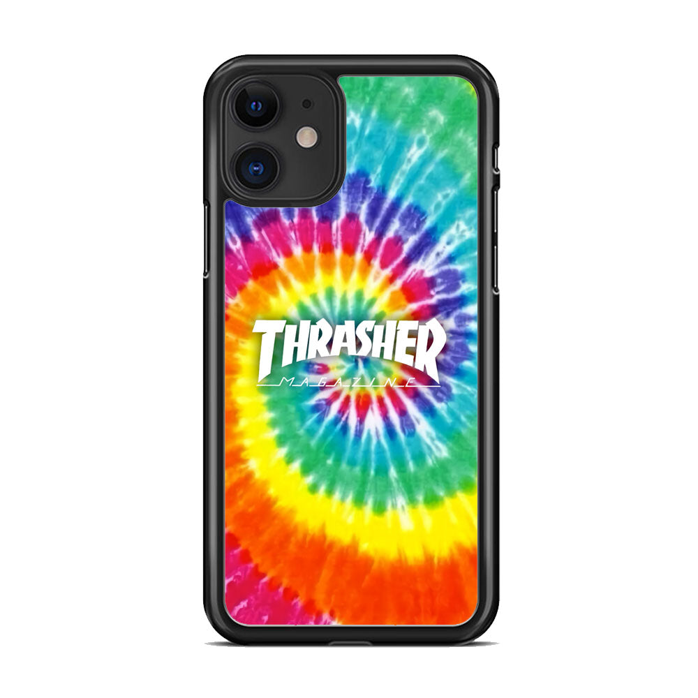 Thrasher Spiral Rainbow iPhone 11 Case-Xtracase