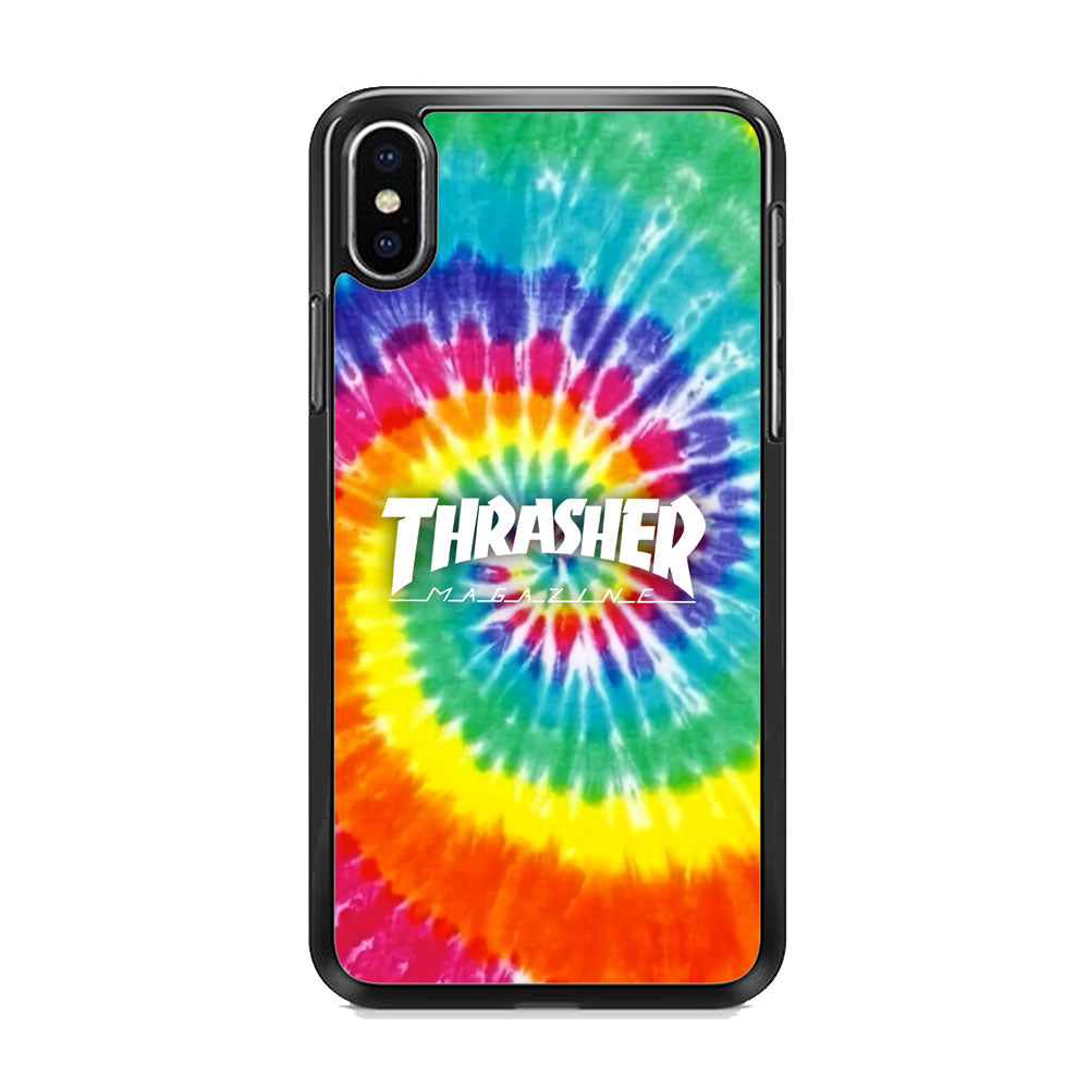 Thrasher Spiral Rainbow iPhone Xs Max Case-Xtracase