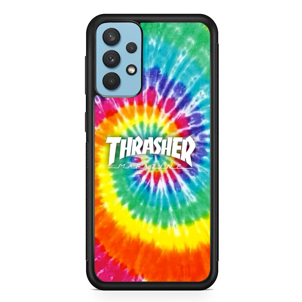 Thrasher Spiral Rainbow Samsung Galaxy A32 Case-Xtracase