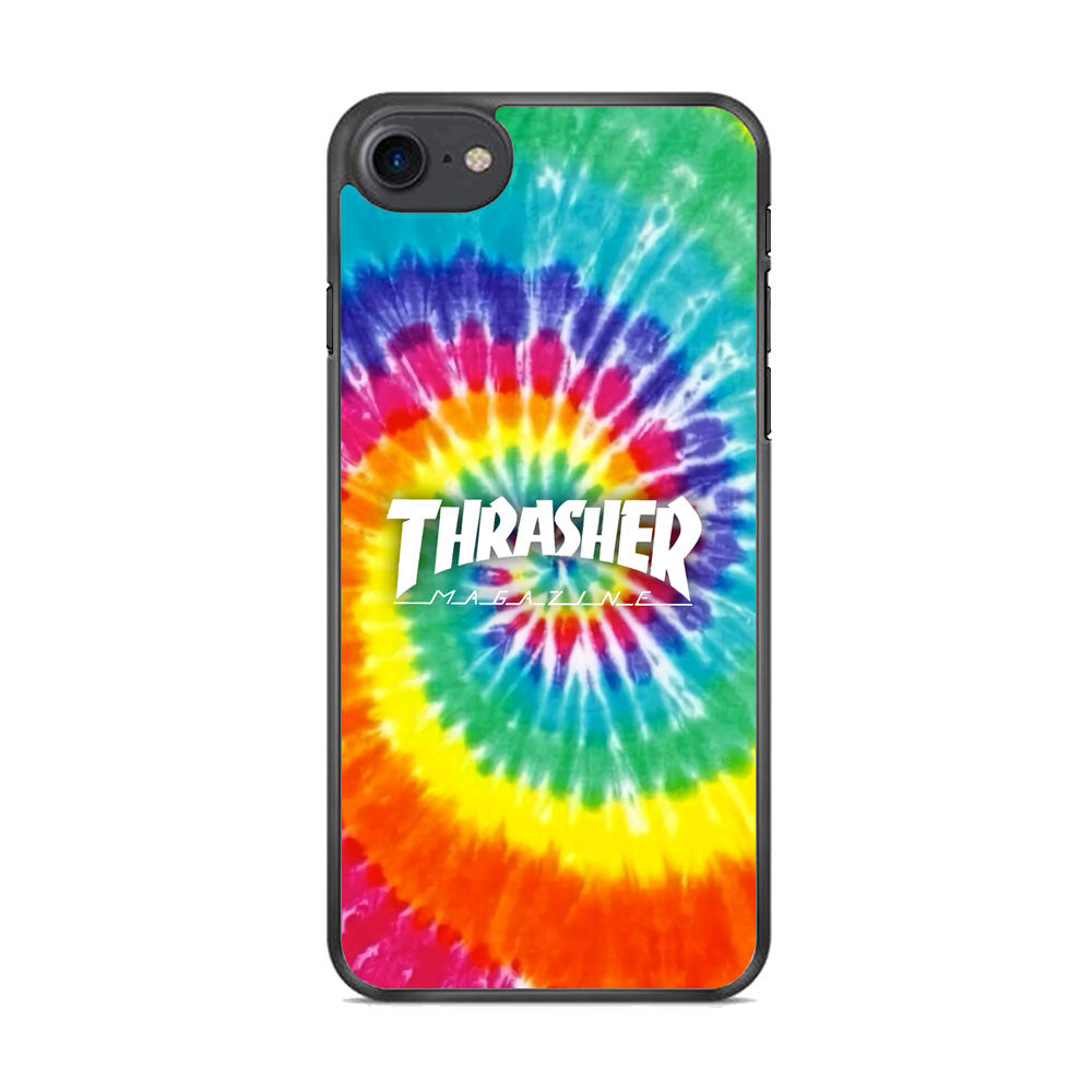 Thrasher Spiral Rainbow iPhone 8 Case-Xtracase