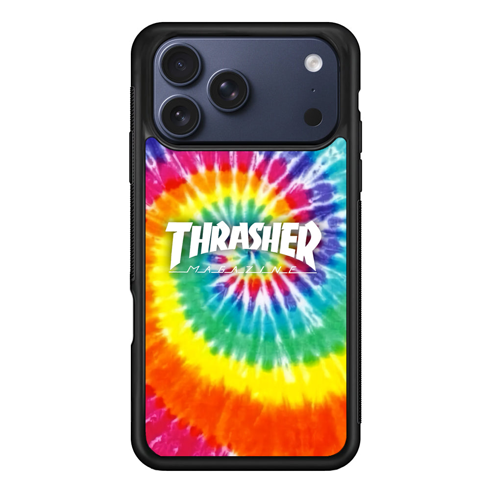 Thrasher Spiral Rainbow iPhone 17 Pro Case - Xtracase