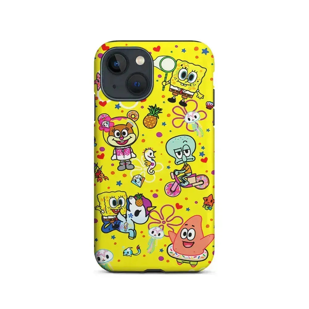 Tokidoki x SpongeBob Squarepants iPhone 13 Mini Case-2 in 1 Tough Case-Xtracase