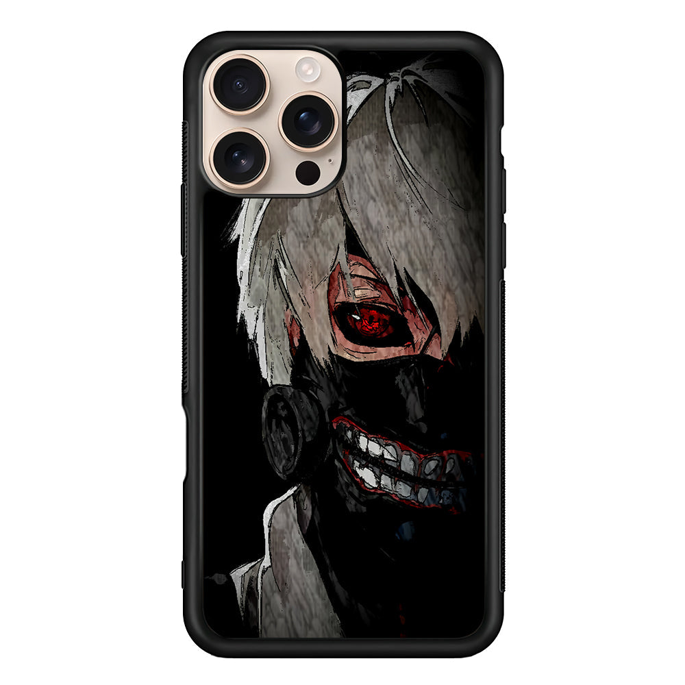 Tokyo Ghoul Ken Kaneki Anime iPhone 16 Pro Max Case - iPhone 16 Pro Max