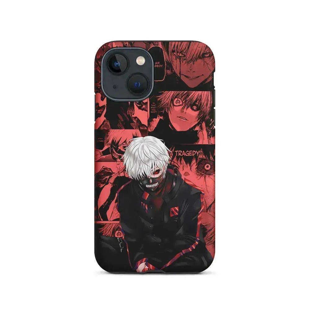 Tokyo Ghoul Ken Kaneki Comic iPhone 13 Mini Case-2 in 1 Tough Case-Xtracase