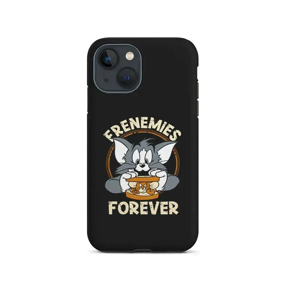 Tom and Jerry Frenemies Forever iPhone 13 Mini Case-2 in 1 Tough Case-Xtracase