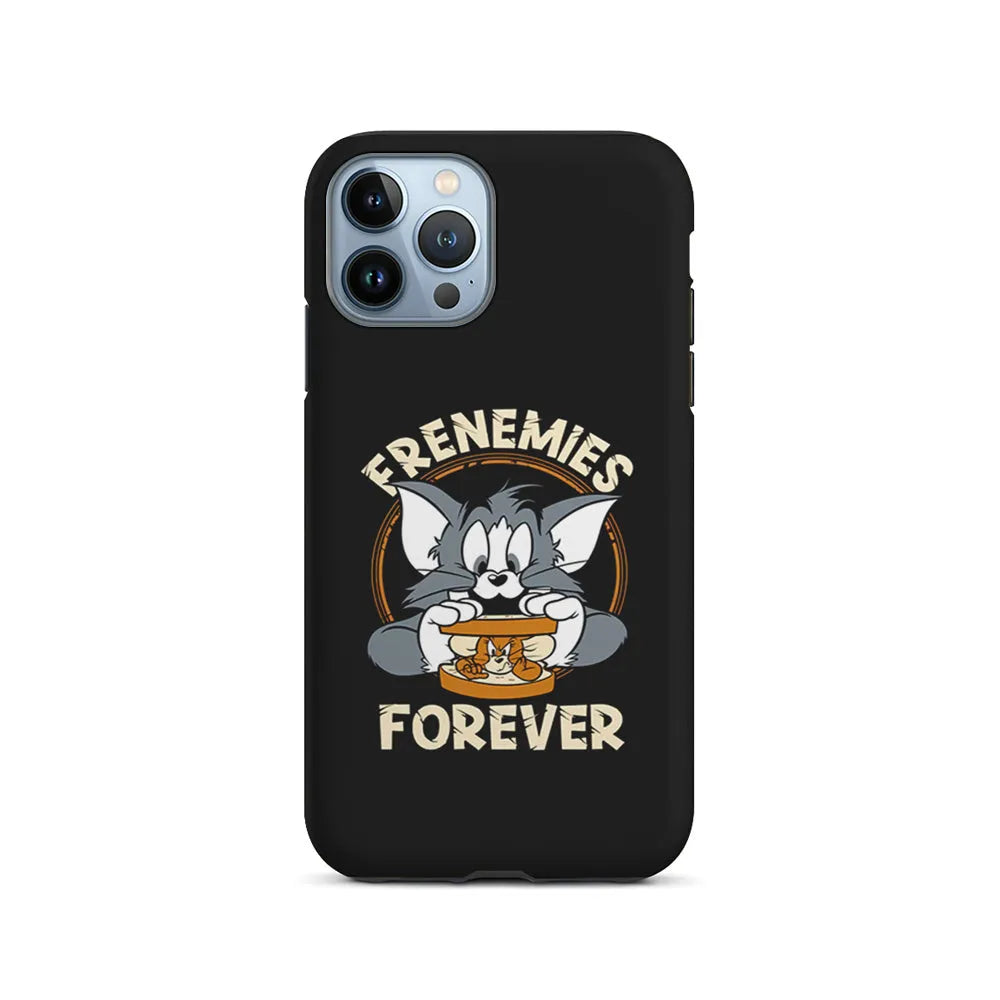 Tom and Jerry Frenemies Forever iPhone 13 Pro Case-2 in 1 Tough Case-Xtracase