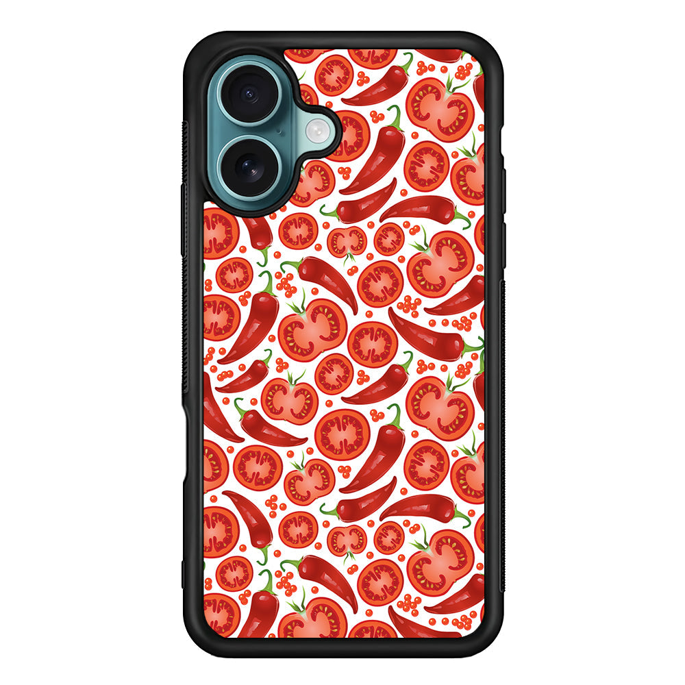 Tomatoes and Chili Peppers iPhone 17 Case - Xtracase