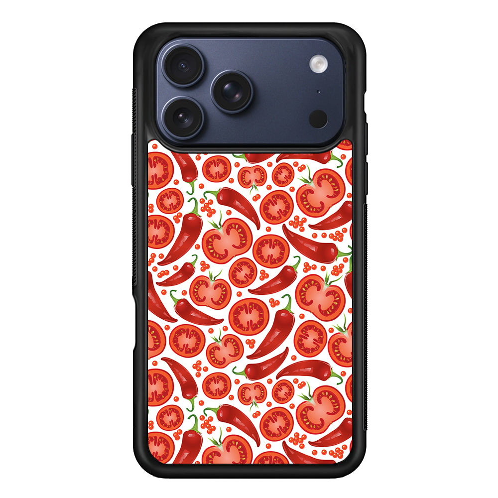 Tomatoes and Chili Peppers iPhone 17 Pro Max Case - Xtracase