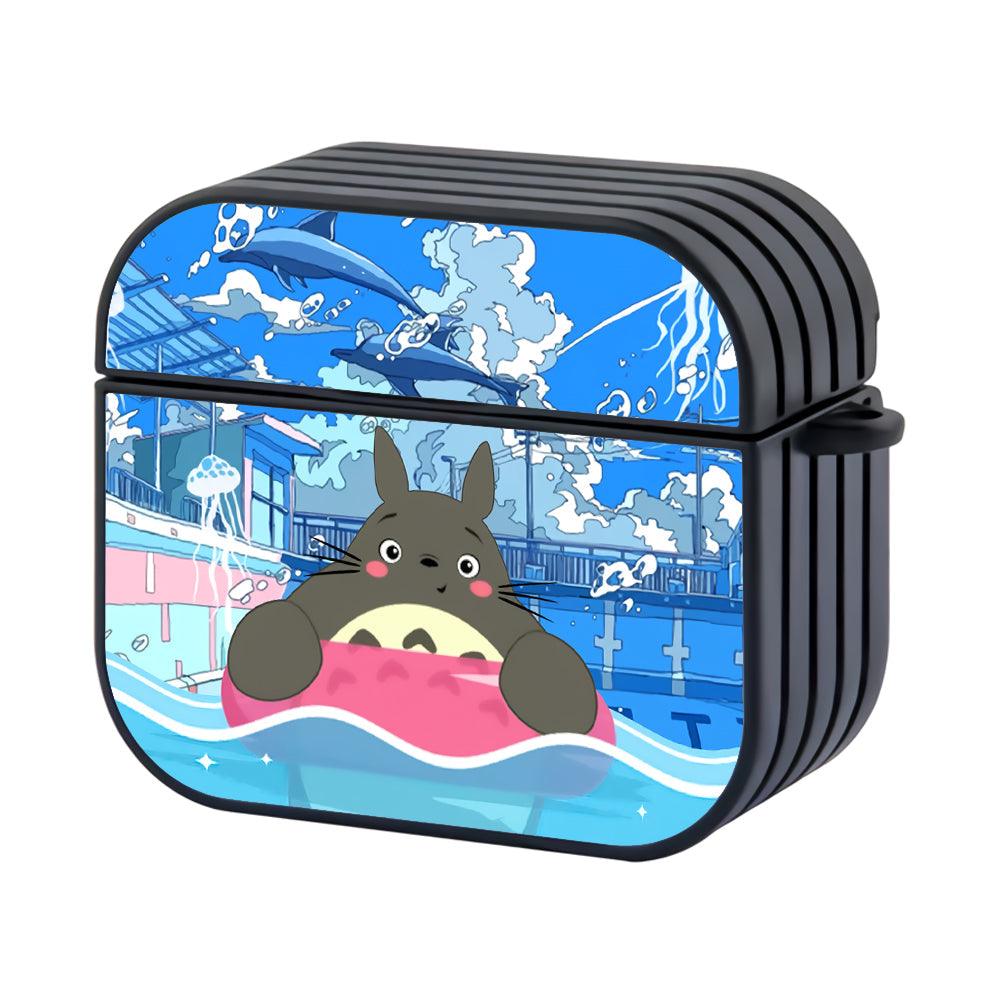 Totoro Swimming Under a Clear Sky Apple Airpods 4 Case-Xtracase