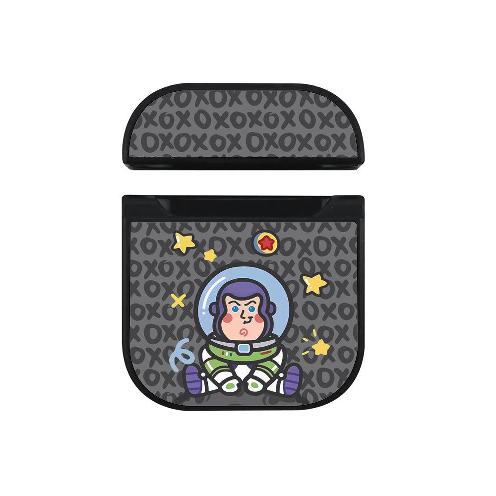 Toy Story Buzz on The Moon Hard Plastic Case Cover For Apple Airpods-Xtracase