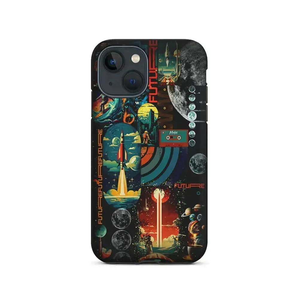 Travel Future Worlds Space iPhone 13 Mini Case-2 in 1 Tough Case-Xtracase