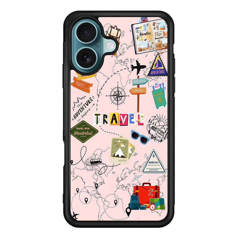 Travel and Adventure Tourism iPhone 16 Plus Case - Xtracase