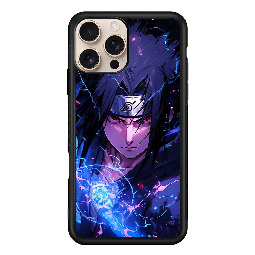 Uchiha Sasuke Serious mode iPhone 16 Pro Max Case - iPhone 16 Pro Max