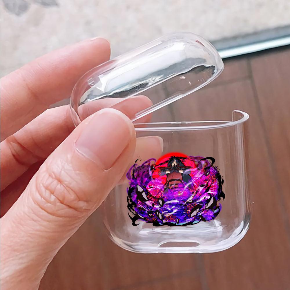 Uchiha Madara Ultimate Jutsu Protective Clear Case Cover For Apple Airpods-Xtracase