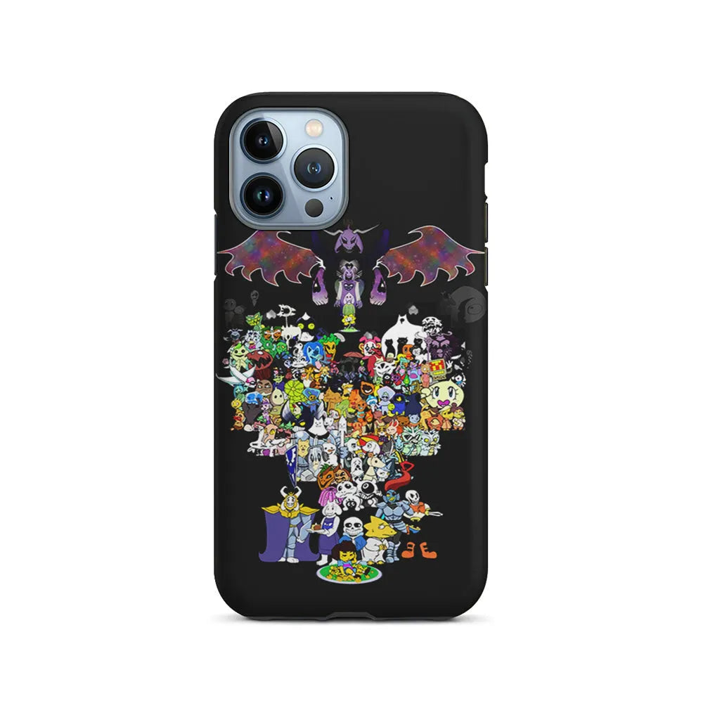 Undertale All Characters iPhone 13 Pro Case-2 in 1 Tough Case-Xtracase