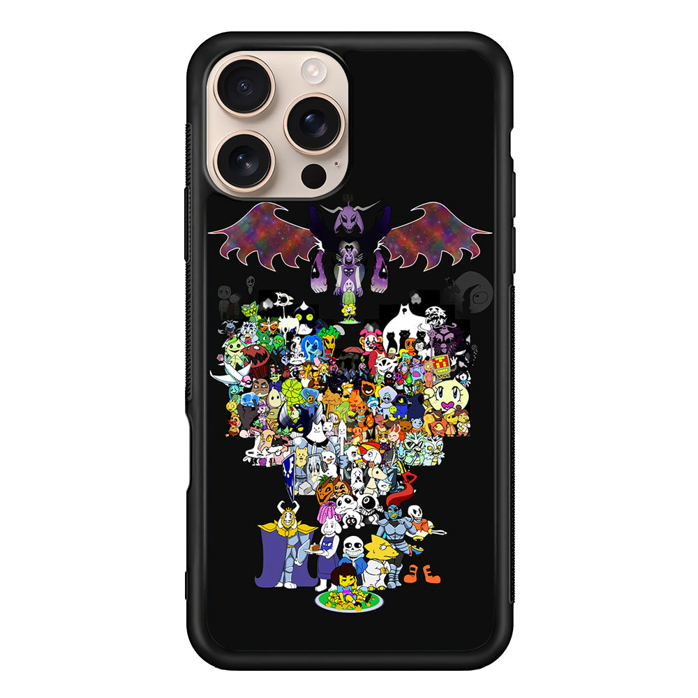 Undertale All Characters iPhone 16 Pro Max Case - iPhone 16 Pro Max