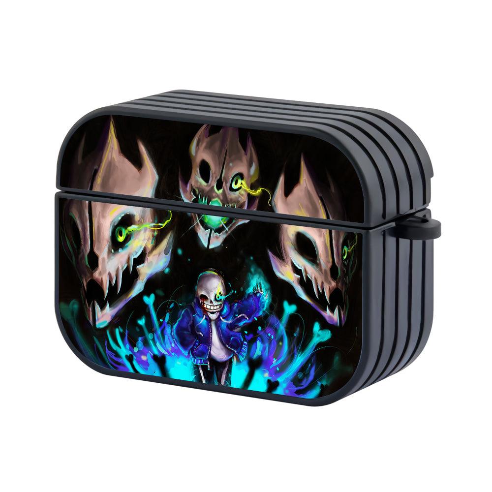 Undertale Sans Cool Art Hard Plastic Case Cover For Apple Airpods Pro 3-Xtracase