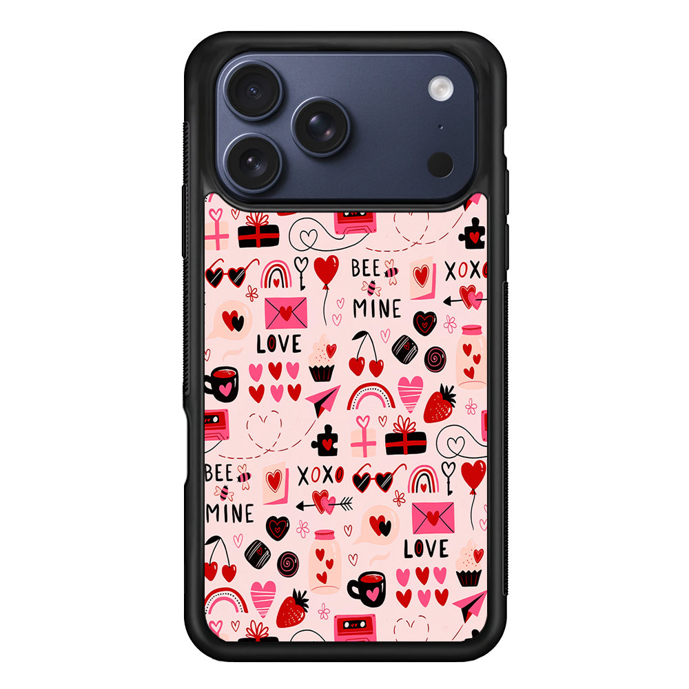 Valentine’s Day Love Pattern iPhone 17 Pro Max Case - Xtracase