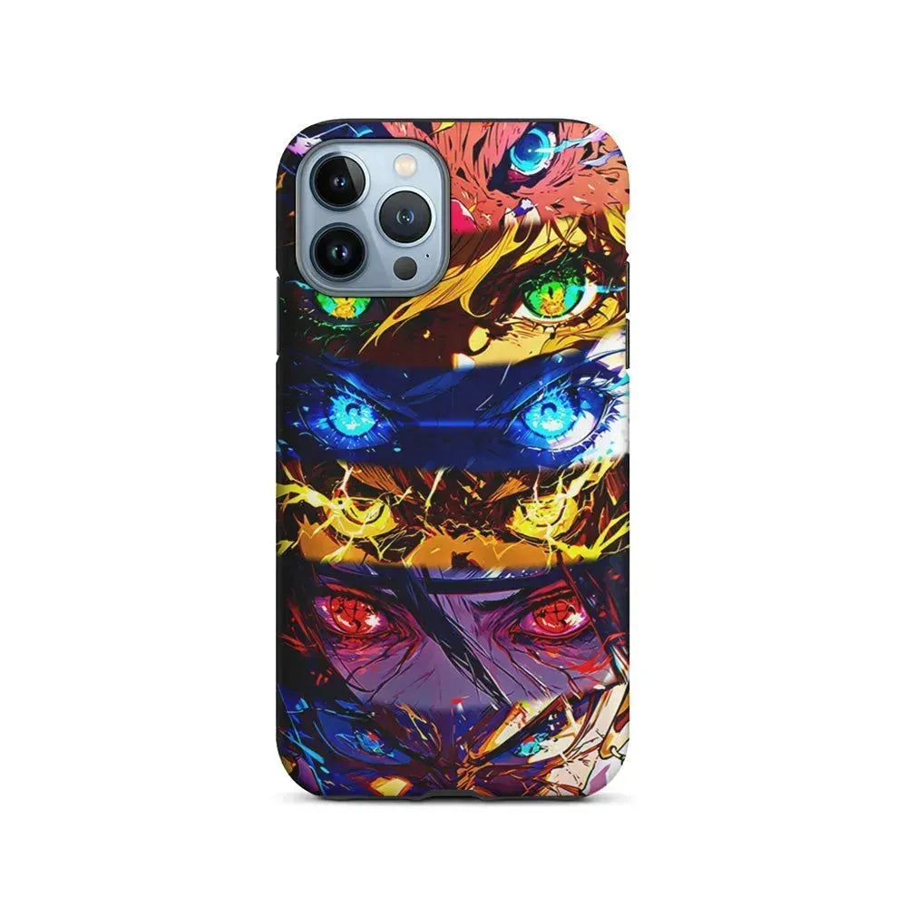 Various Kinds of Anime Eyes iPhone 15 Pro Max Case-2 in 1 Tough Case-Xtracase