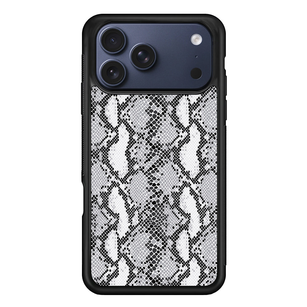 White Snake Skin Pattern iPhone 17 Pro Max Case - Xtracase