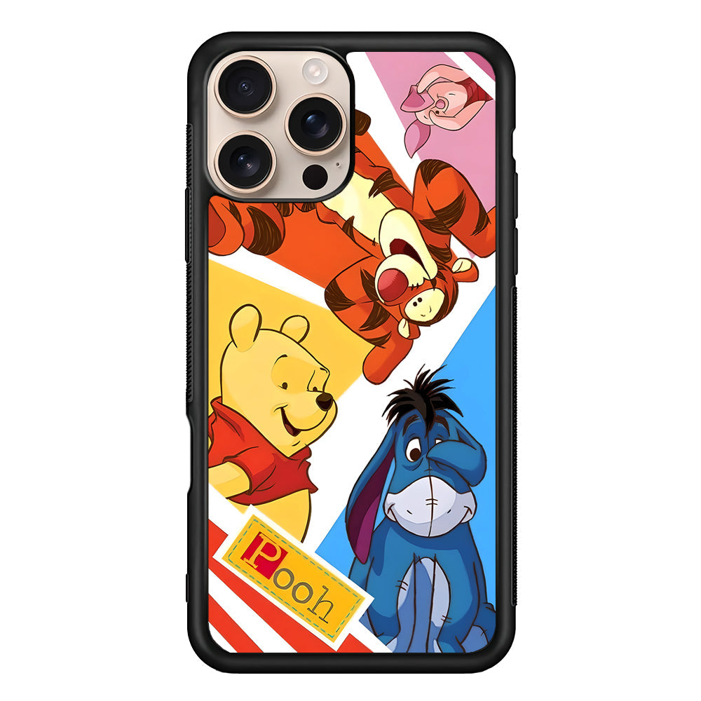Winnie The Pooh Friends for Life iPhone 16 Pro Max Case - iPhone 16 Pro Max