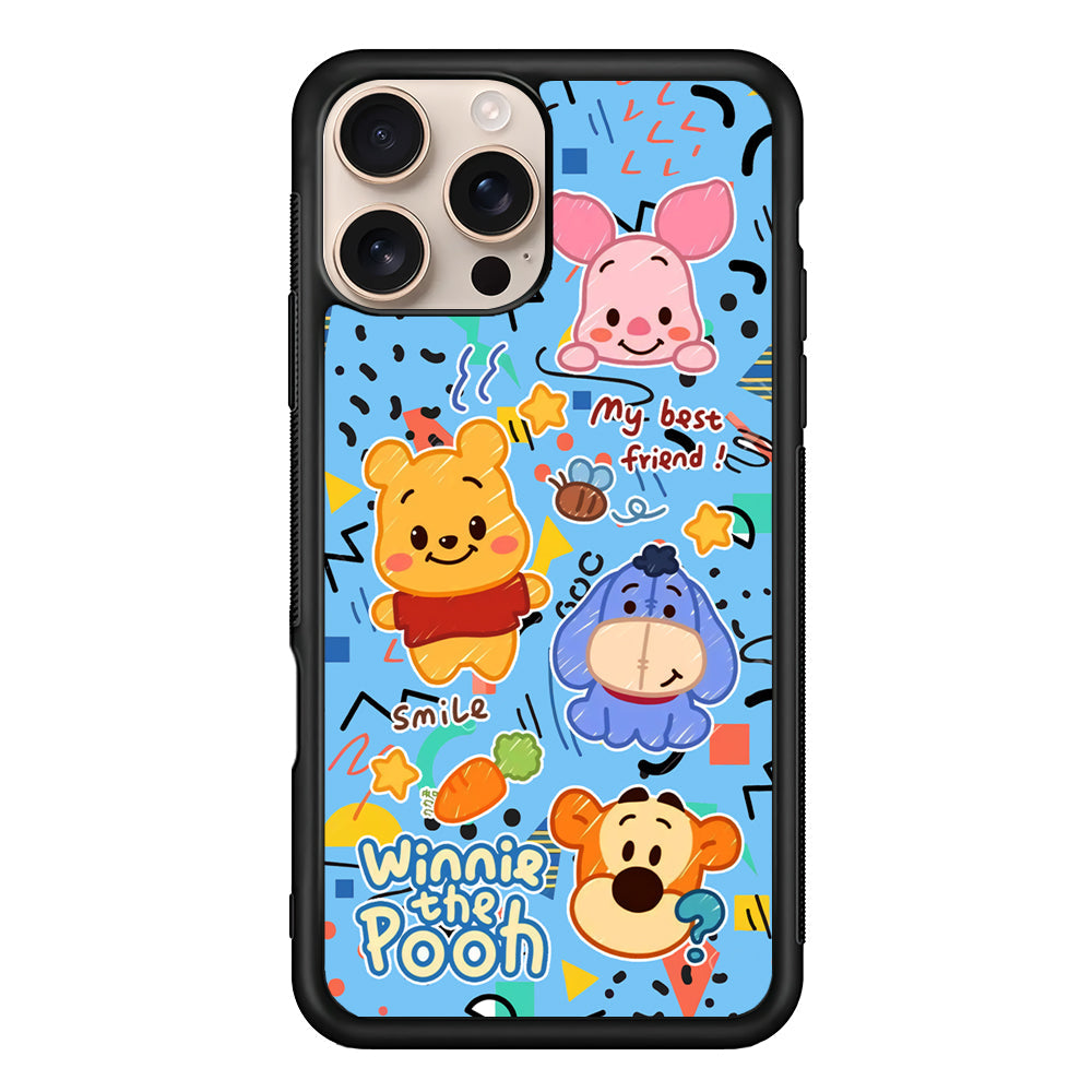 Winnie The Pooh The Best Friend iPhone 16 Pro Max Case - iPhone 16 Pro Max