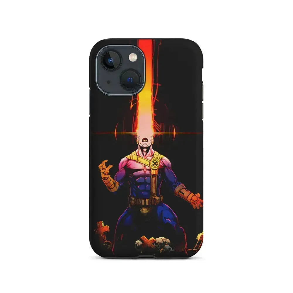 X-Men Cyclops Angry iPhone 13 Mini Case-2 in 1 Tough Case-Xtracase