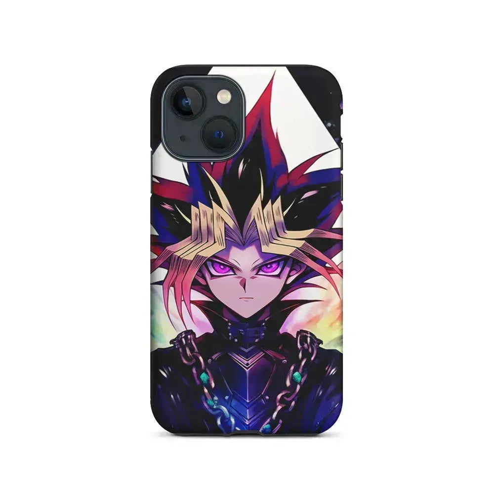 Yu-Gi-Oh Yugi Mutou Face iPhone 13 Mini Case-2 in 1 Tough Case-Xtracase