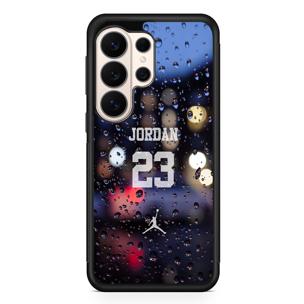 Air Jordan Glow from Rainy Night Samsung Galaxy S26 Ultra Case | Durable Samsung Galaxy S26 Ultra Phone Case