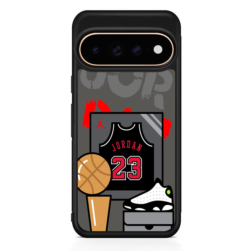 Air Jordan Trophy and Glory Google Pixel 11 Pro Case - Stylish Protective Phone Case