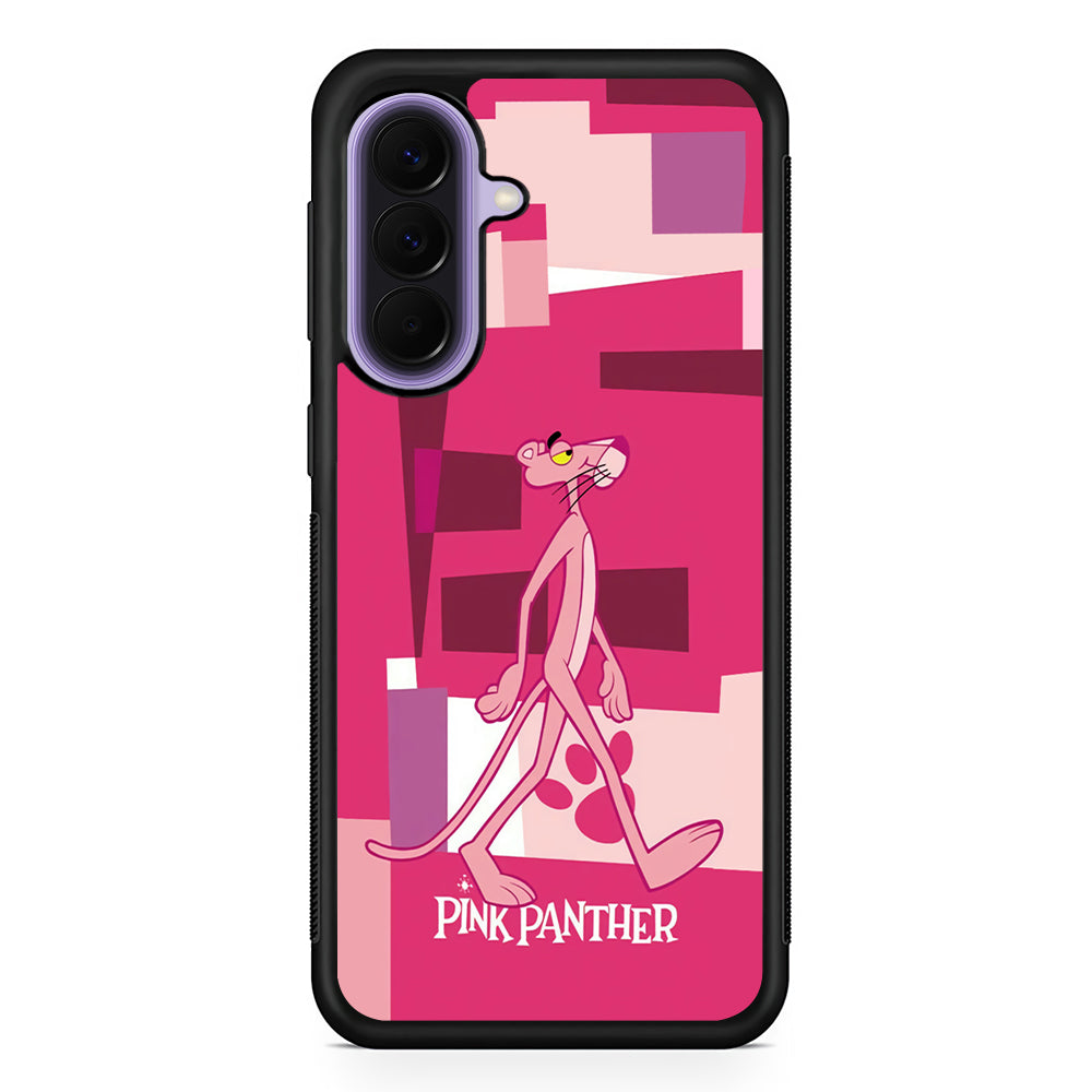Pink Panther Walk Away Samsung Galaxy A57 Case | Slim Samsung Galaxy A57 Rubber Case