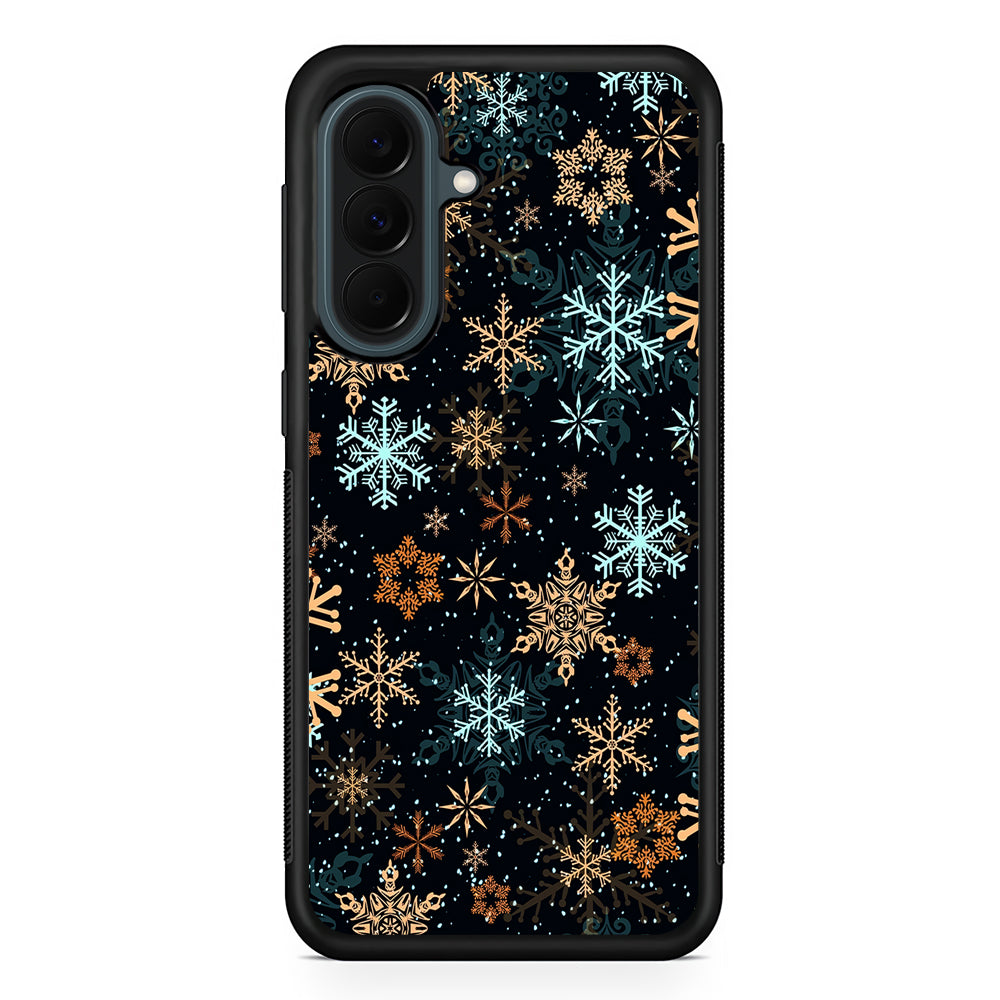 Snowflakes Winter Samsung Galaxy A37 Case | Samsung Galaxy A37 Rubber Phone Case