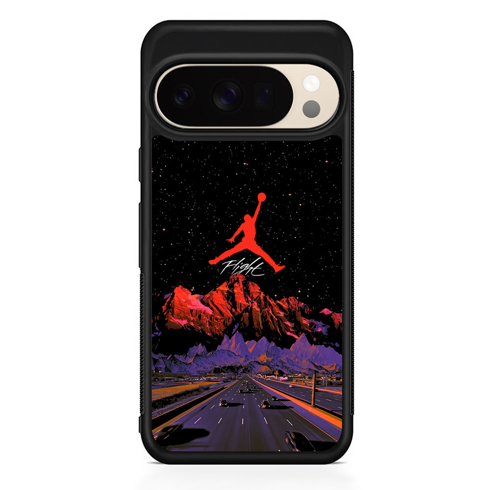 Air Jordan Night Road Landscape Google Pixel 10 Pro XL Case | Slim Google Pixel 10 Pro XL Protective Case