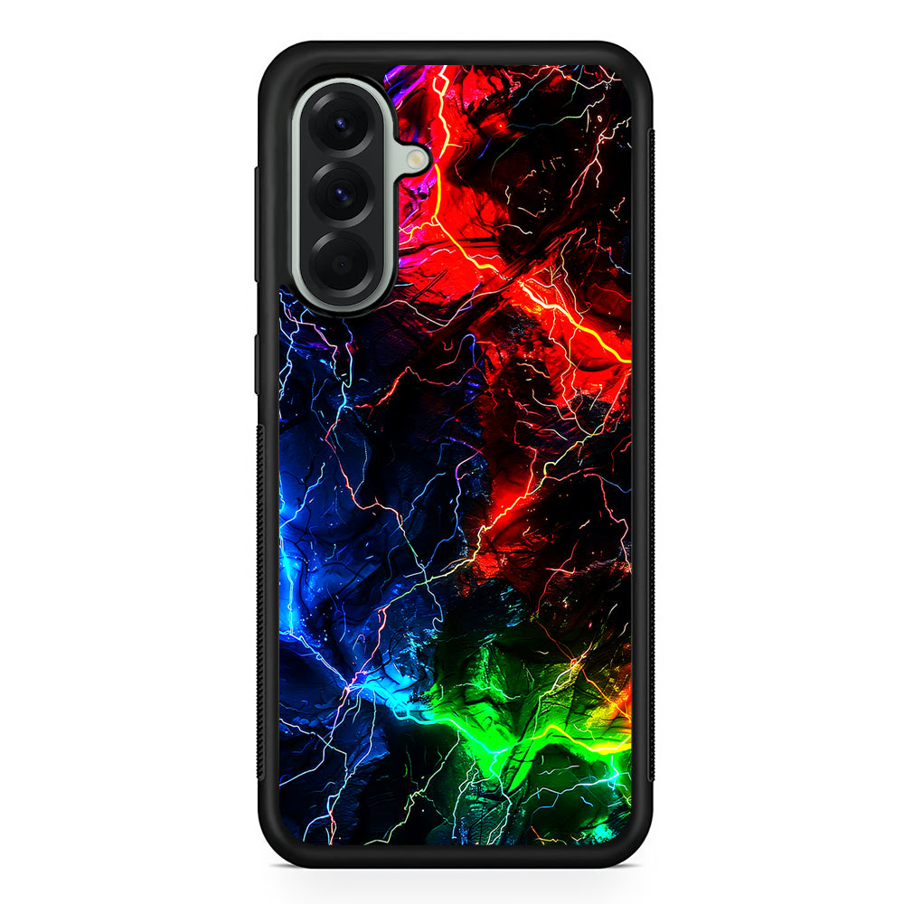 Lightning Strike at Night Samsung Galaxy A56 Case | Samsung Galaxy A56 Protective Rubber Case