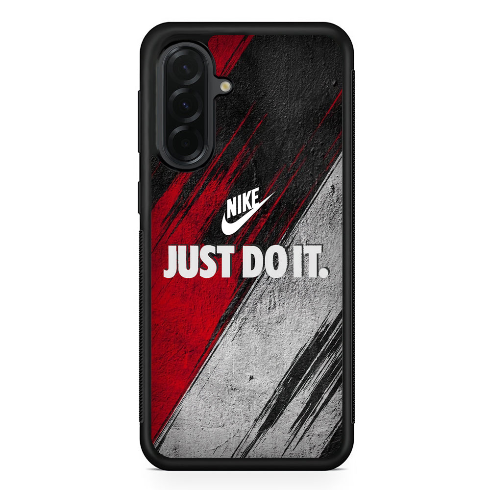 Nike Texture Abstract Red White Samsung Galaxy A36 Case | Durable Samsung Galaxy A36 Cover