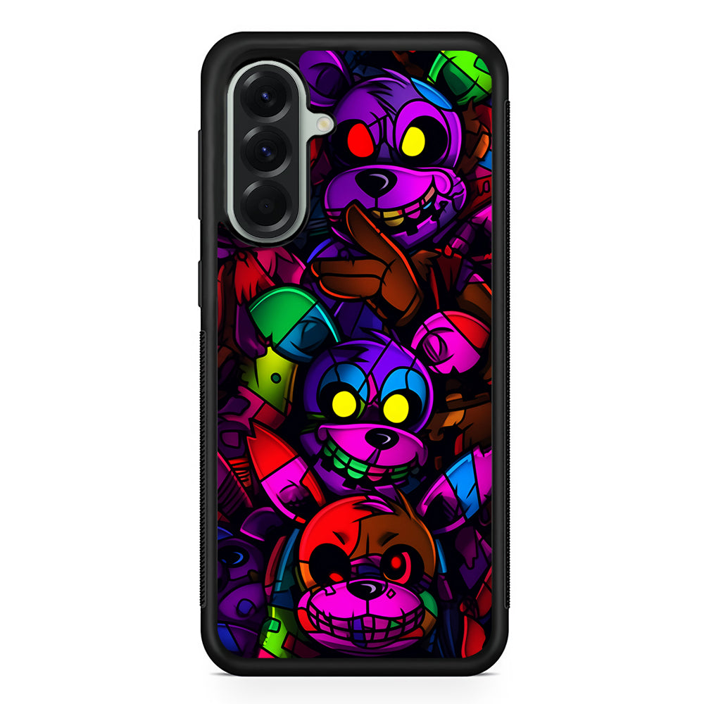 Five Nights at Freddy's Horror Samsung Galaxy A56 Case | Samsung Galaxy A56 Protective Rubber Case
