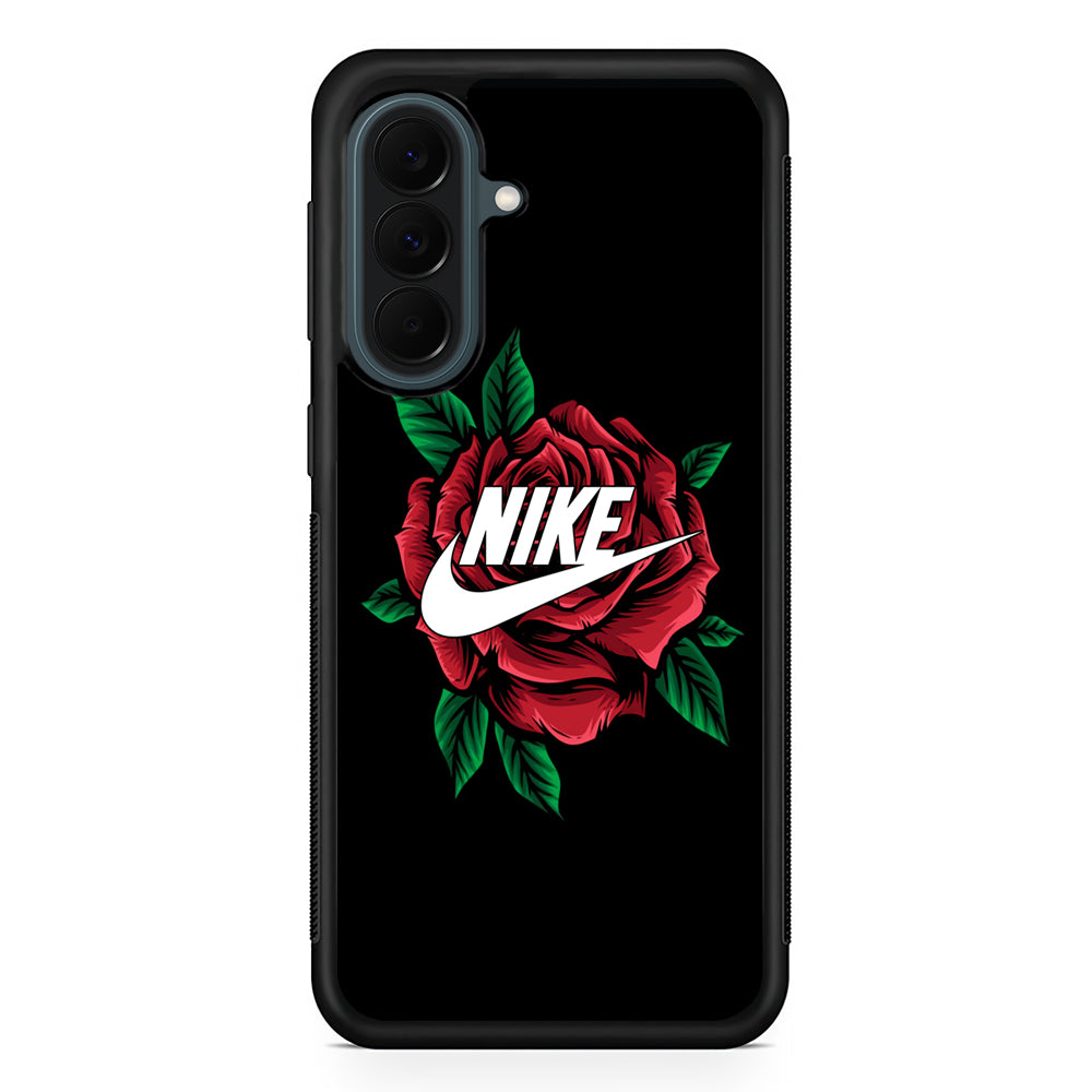 Nike Rose Flowers Samsung Galaxy A37 Case | Samsung Galaxy A37 Rubber Phone Case