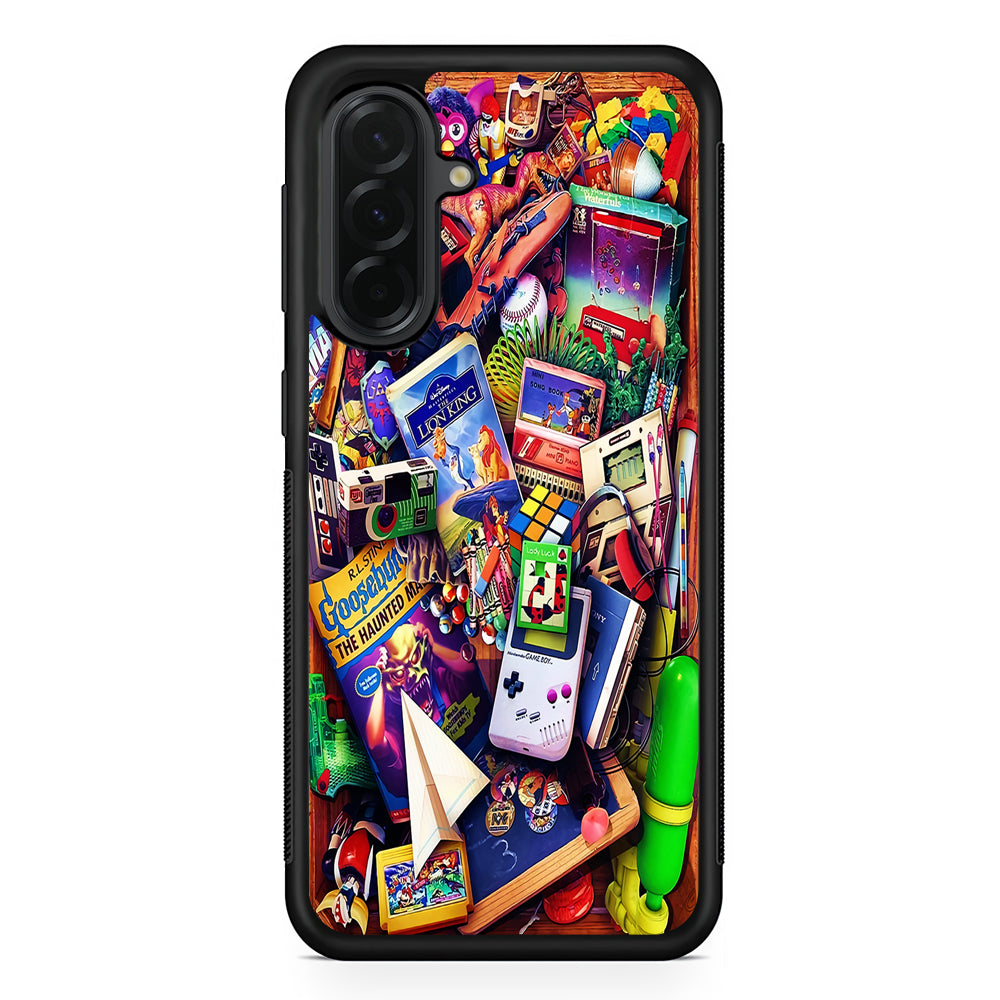 Mushup Game Vintage Samsung Galaxy A36 Case | Protective Rubber Cover