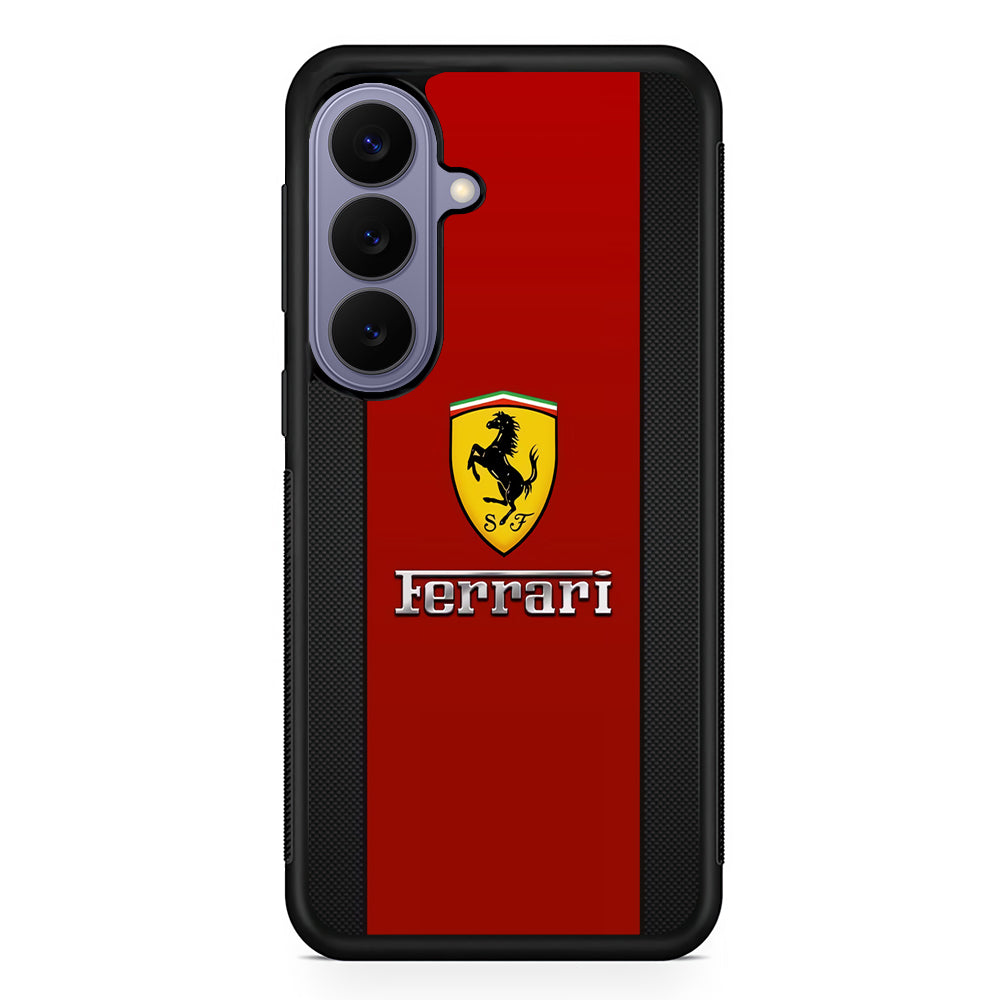 Ferrari Destiny of Voyage Samsung Galaxy S26 Case | Slim Protective Rubber Case for Samsung S26