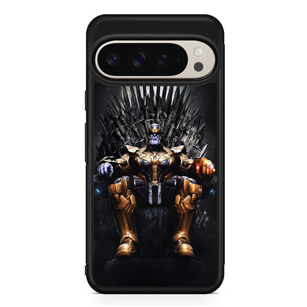 Thanos Sits On The Iron Throne Google Pixel 9 Pro Case | Slim Protective Cover