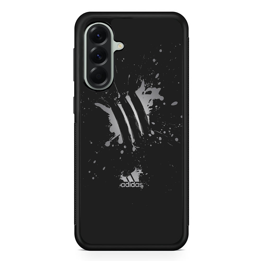 Adidas Spash Grey Colour Claw Mark Samsung Galaxy A56 Case | Samsung Galaxy A56 Rubber Protective Case