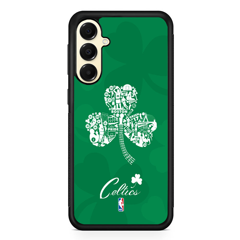 NBA Boston Celtics Logo Samsung Galaxy A16 Case | Slim Rubber Samsung Galaxy A16 Case