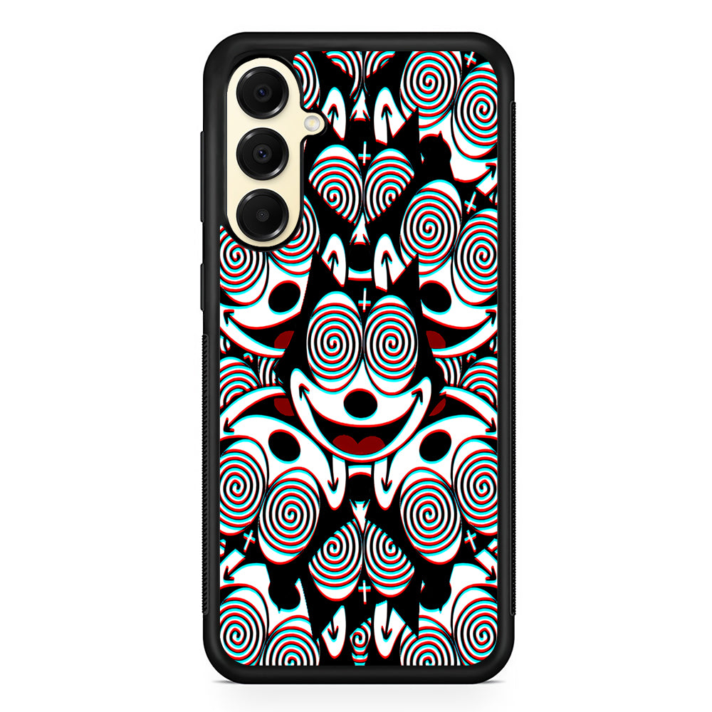 Felix The Cat Hypnotic Samsung Galaxy A16 Case | Slim Rubber Samsung Galaxy A16 Case