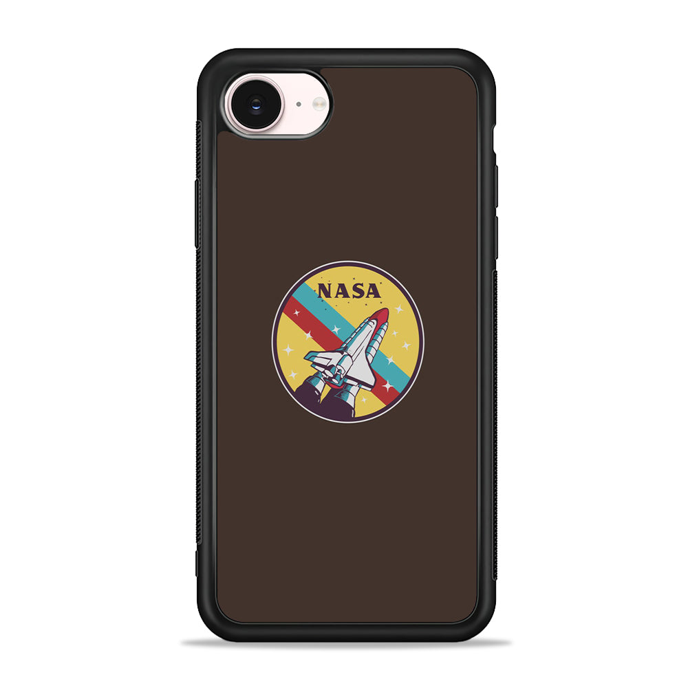 Nasa Dark Aircraft Icon iPhone 17e Case - Silicone Case