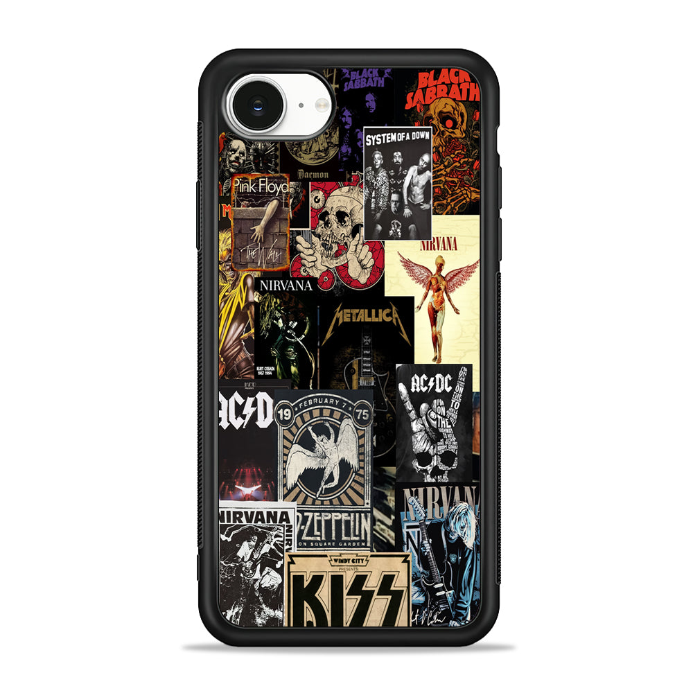 Heavy Metal Rock Music Band iPhone 16e Case | Protective Phone Cover