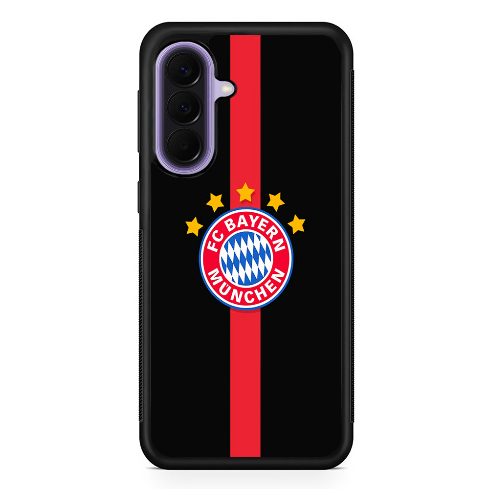 Bayern Munchen Stripe Red Samsung Galaxy A57 Case | Slim Samsung Galaxy A57 Rubber Case