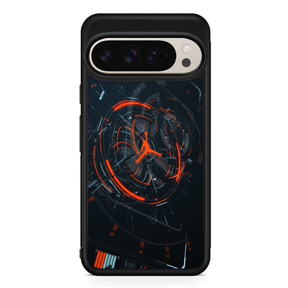 Air Jordan Rising The Digital Circle Google Pixel 9 Pro Case | Slim Protective Cover