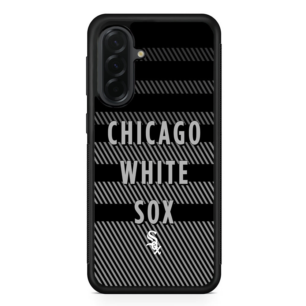 MLB Chicago White Sox Team Samsung Galaxy A36 Case | Protective Rubber Cover