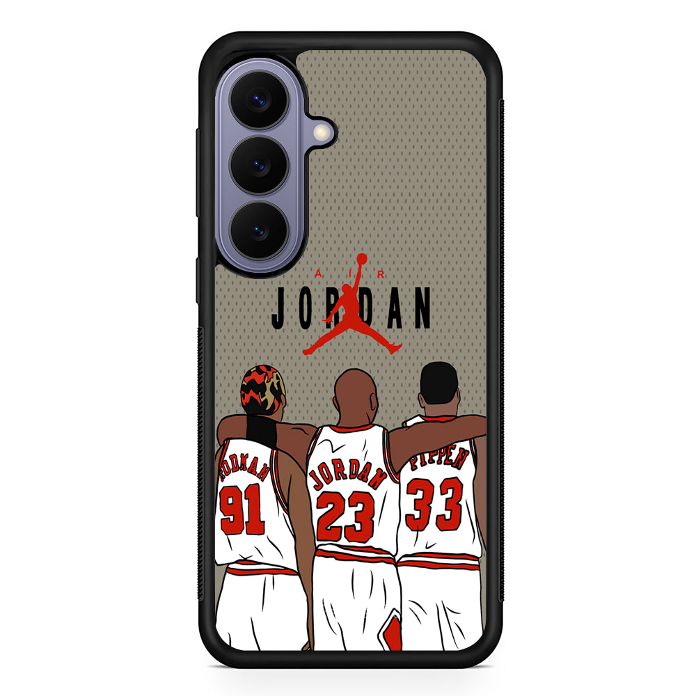 Air Jordan Story of Comrade Samsung Galaxy S26 Case | Slim Protective Rubber Case for Samsung S26